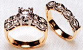 with matching wedding band